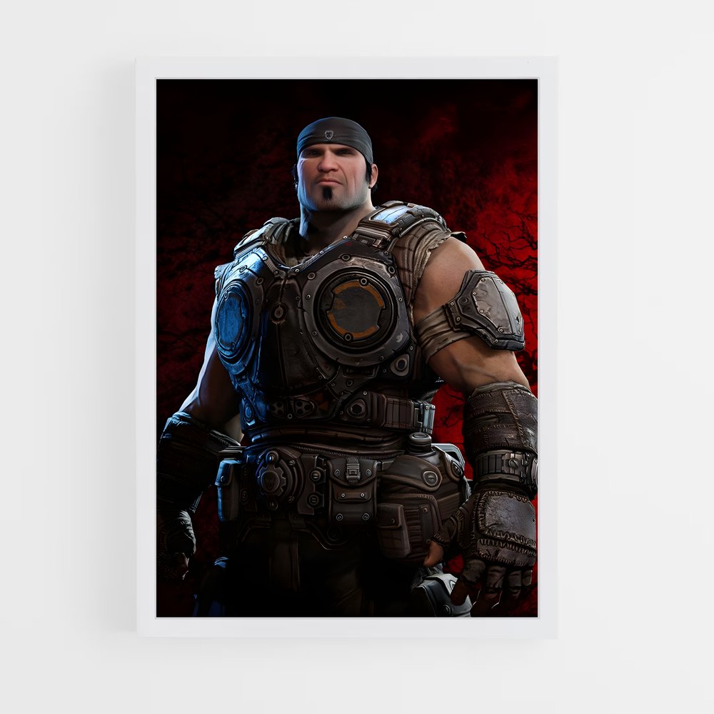 Poster L'Ombraliste – affiche Gears of war (vue 3)